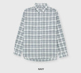 No.0710 シンリンクルチェックシャツ (3color)