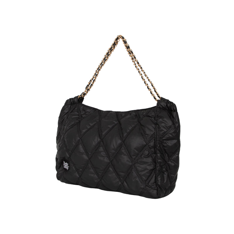 [BettyBoop] Quilting Chain Shoulder Bag_Black
