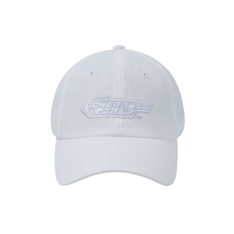 [24SS] The Powerpuff Girls x acmedelavie nylon logo ballcap WHITE