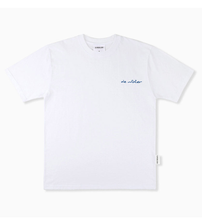AMBLER 男女共用 Round&Dance オーバーフィット 半袖 Tシャツ AS1112