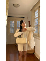 Salted Bow Linen Overfit Jacket
