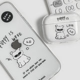 [Gel-hard] PUPU Fluffy puppy Phone case