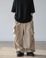  THIN WIDE CARGO PANTS 