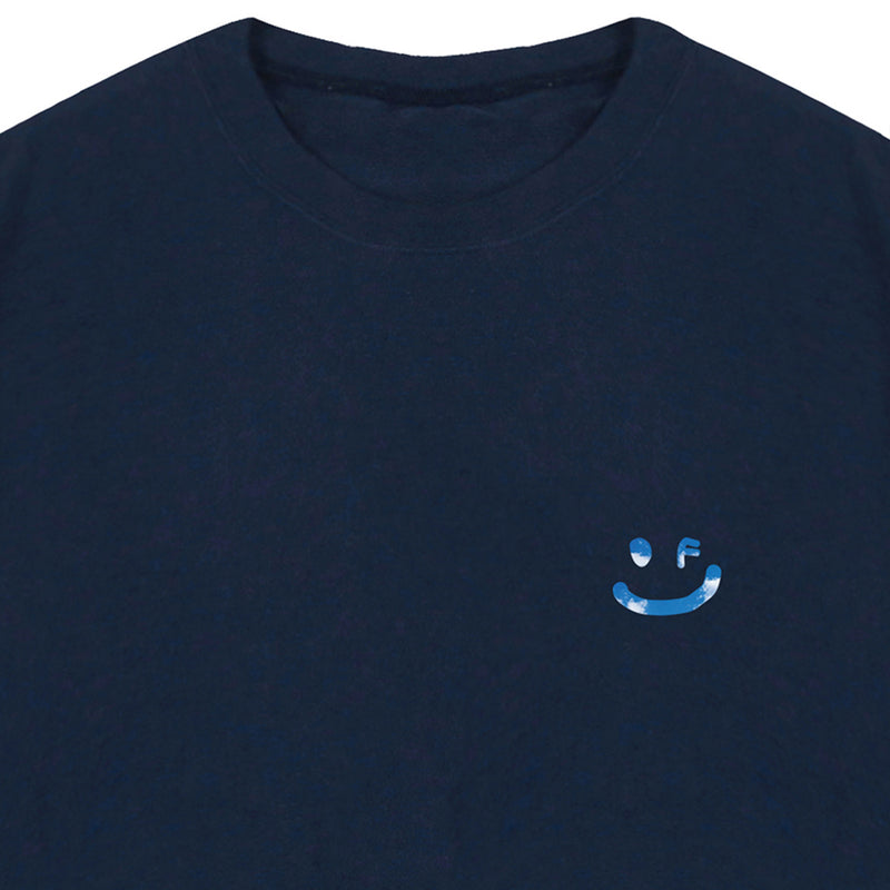 [UNISEX] SKY Cloud Drawing Smile Short Sleeve T-shirt
