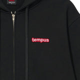 TEMPUS パッチスタンダードフードジップアップ (BLACK)