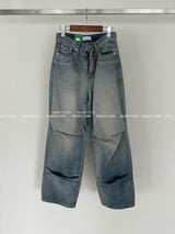 Insider pintuck wide jeans