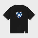 [UNISEX] ビッグブルーハートクラウドスマイルTシャツ