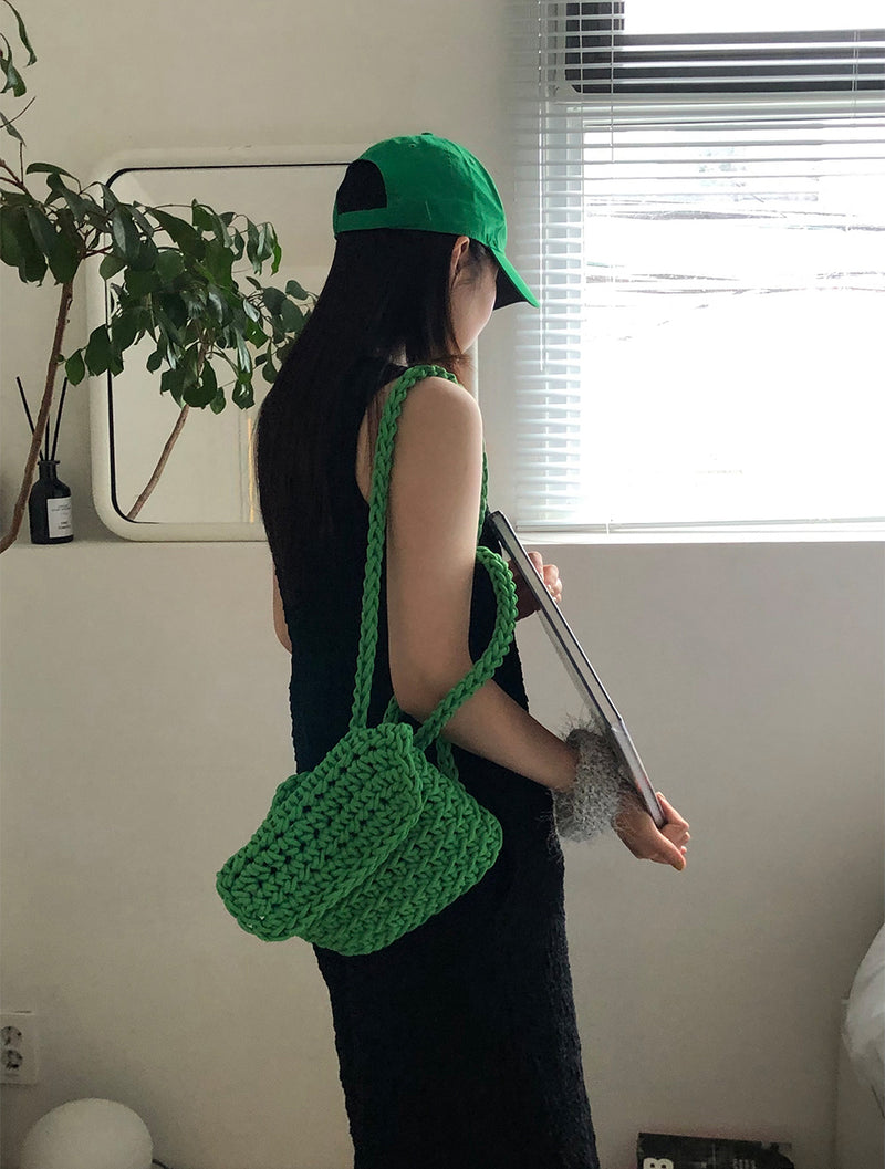 chunky backpack (green)