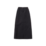 [THE SMURFS] H-line Front Slit Long Skirt_(2 colors)
