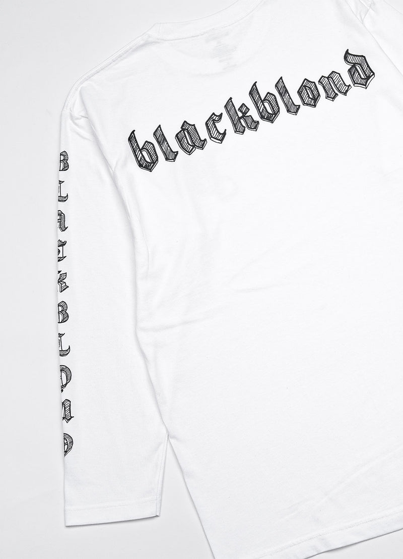 BBD Sketch Logo Long T-Shirt (White)