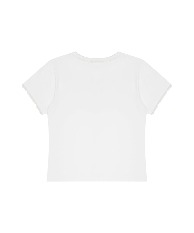 RT LACE TEE (WHITE)