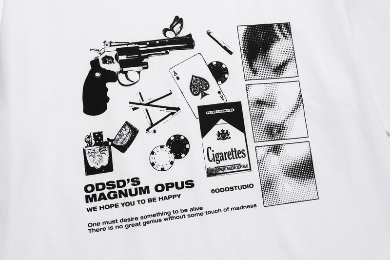 コラージュ グラフィック オーバーフィット Tシャツ / Collage Graphic Oversized Fit T-Shirt