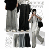 [Long summer pants!] Tiro wide cargo string bendable pants