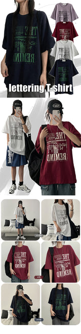 Nor Lettering Oversized Fit Short Sleeve Tee