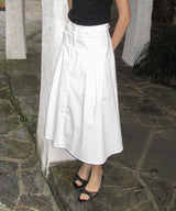 Bloom Triple Pintuck Long Skirt ( 2 colors )