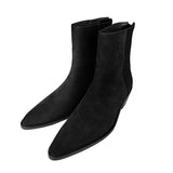 [5004] Rope Suede Boots (BK)