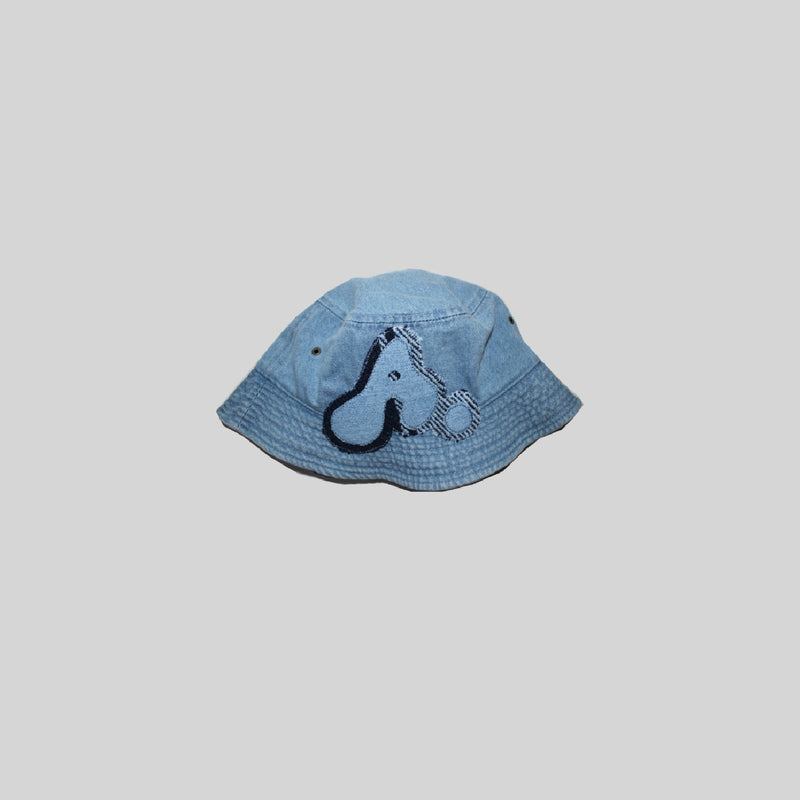 "A" BUCKET HAT(L,INDIGO)