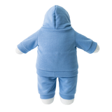 Blue hoody plush