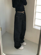 ブリーズデニムワイドパンツ / Breeze denim wide pants (one color)