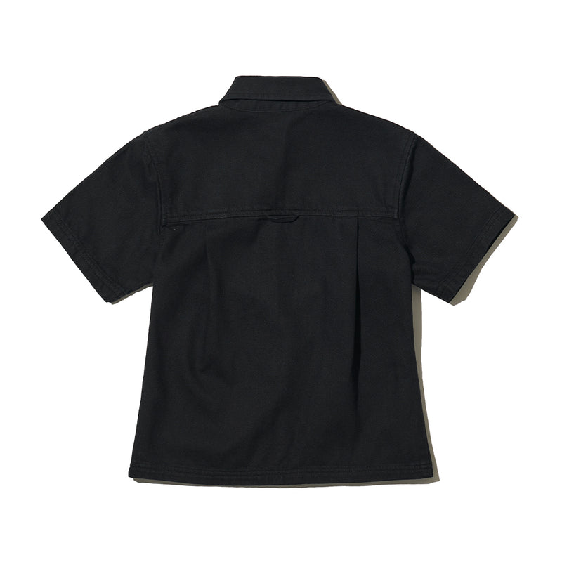 Denim Pocket Shirt [BLACK]