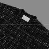 CR Bon Button Tweed Check Half Shirt (2 colors)