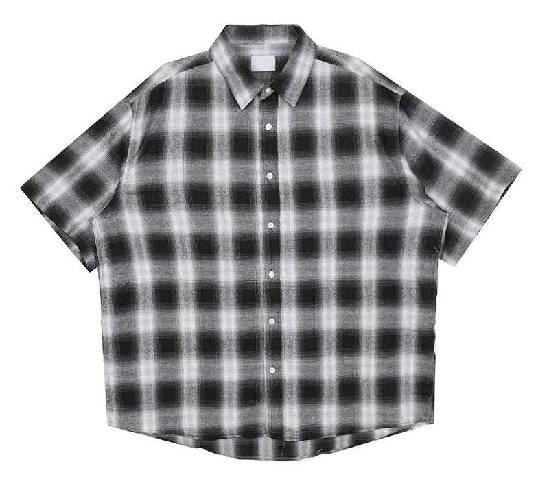 No.0759 レトロチェックハーフシャツ (3color)