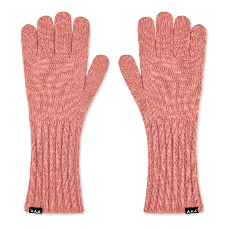Fingerhole Touch Long Gloves