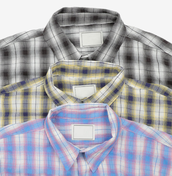 ASCLO Wavy Check Shirt (3color)
