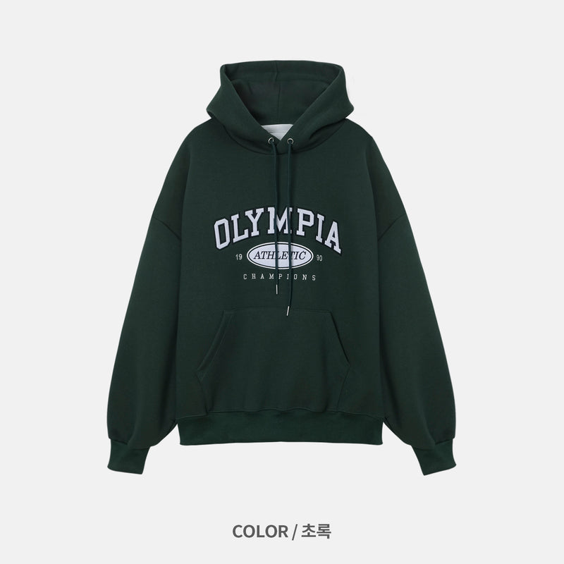 LMN Olympia Embroidery Double Paper Oversized Fit Hooded (6 colors)