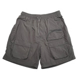 five-pocket utility beach shorts