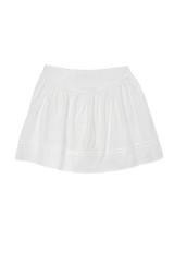 Rouge Cotton Summer Shirring Flare Mini Skirt (2 colors