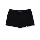 Low-rise Skirt Pants (Black)