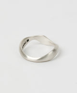 Clover wave ring W (925 silver)