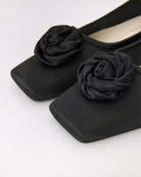Rose flat shoes_black