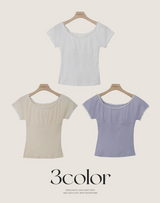 Butter Lace Eyelet Short Sleeve T-shirt (3color)