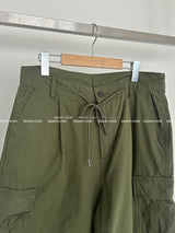 4 color string cargo wide pants