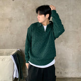 D cable collar knit (5color)