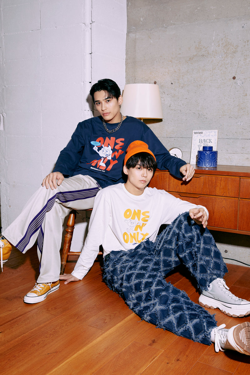 Collaboration Long-Sleeve T-shirt（REI Wearing）| ONE N' ONLY × SSUNDAYY