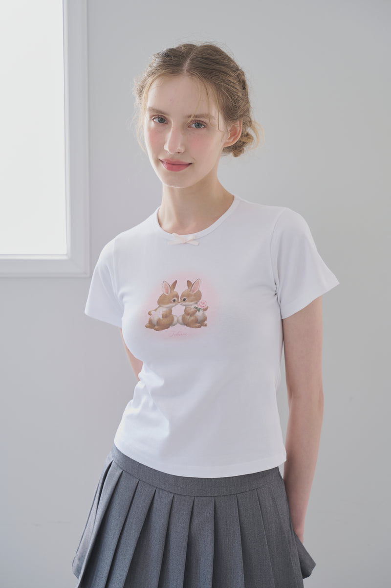 Rose Bunny T Shirt