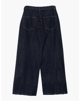 Cleat bezo nonfade natural fabric wide summer denim pants