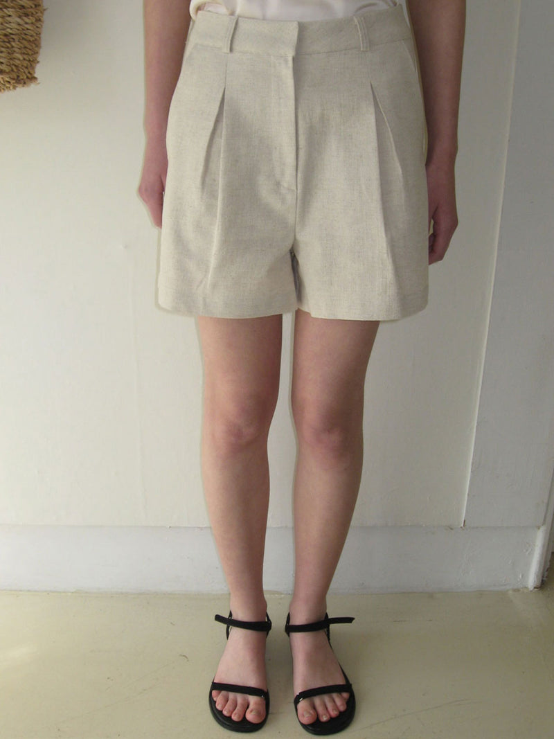  Francia Linen Shorts ( 2 colors )