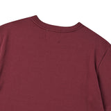 [COLLECTION LINE] 80'S MILITARY ARCHIVE DAMAGE GARMENTS 1/2 SWEAT SHIRT BURGUNDY