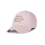 TMV Lettering Ball Cap / Pigment Pink