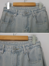 Vintage Snap Point Denim Wide Pants (2color)