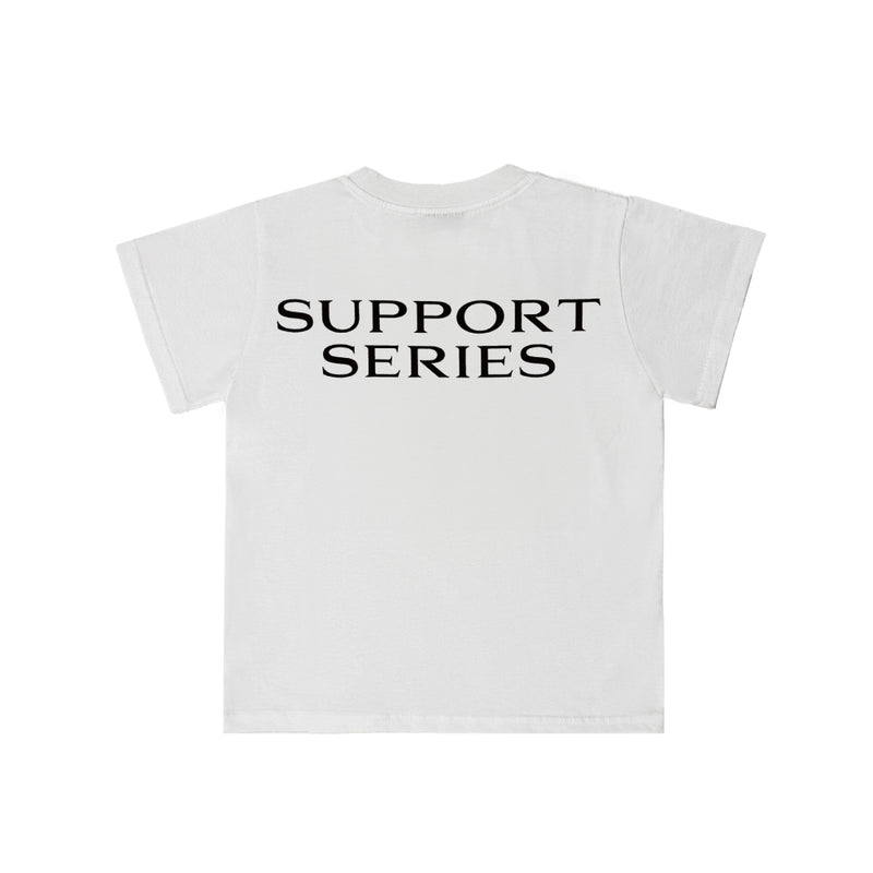 サポートシリーズスピードロゴハーフTシャツホワイト