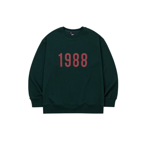1988 レトロスウェットシャツ - DARK GREEN