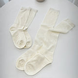 Wrinkled knee socks stocking socks (23T185)