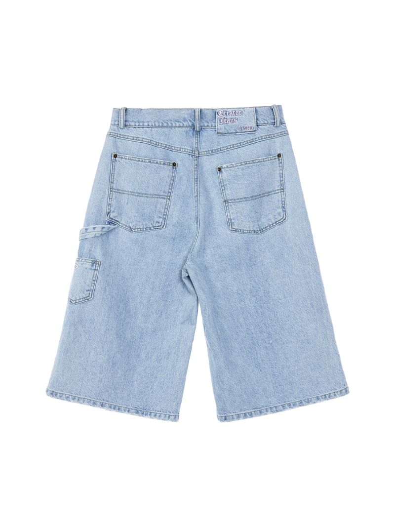 Denim Bermuda Shorts (Light Blue)