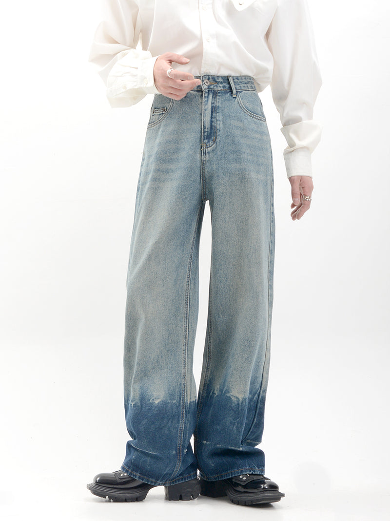 Washed Gradient Jeans