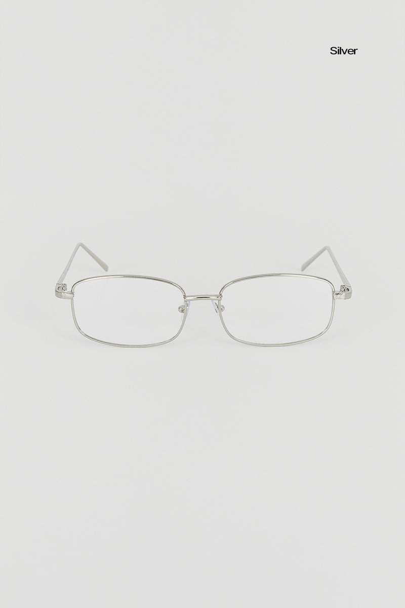 Geekchic metal square eyewear